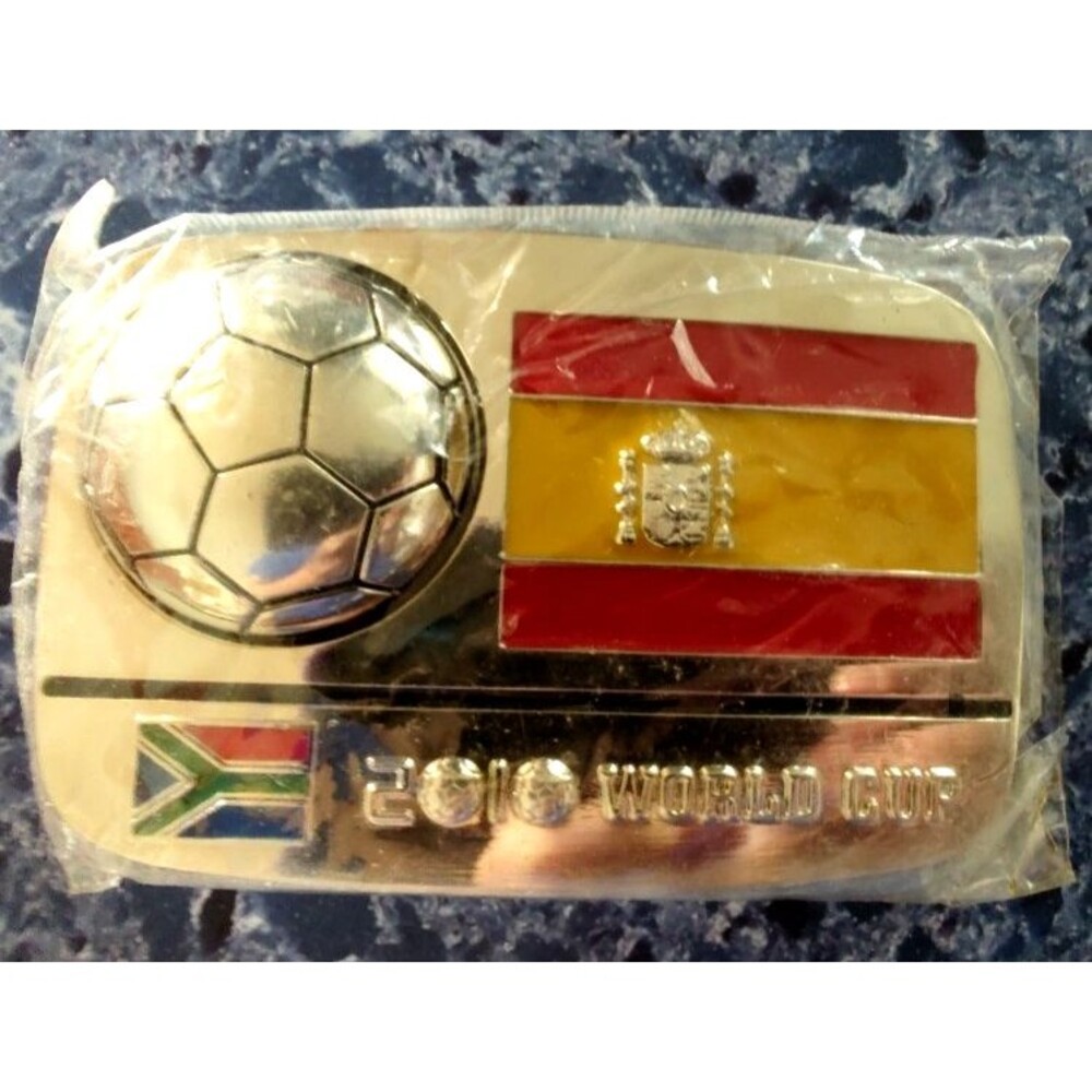New Oker Brand Men's 2010 FIFA World Cup Spain Winner Belt Buckle Only - No Belt